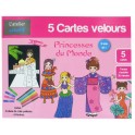 Cartes velours Princesses du Monde