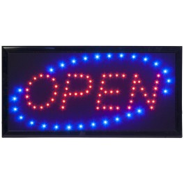 Enseigne lumineuse à LED "OPEN"