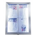 PORTE MENU LED GAMME CLASSIC EN ACIER FIXATION MURALE