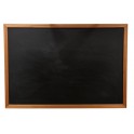 Tableau simple noir encadrement bois massif