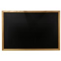 Tableau simple noir encadrement bois massif