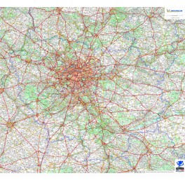 Carte Ile de France - Michelin