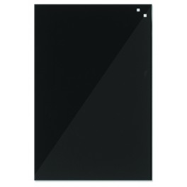 Tableau en verre magnétique coloris noir 