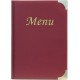 Protège-menus classique bordeaux