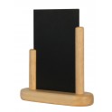 Porte-menu de table cadre bois coloris naturel