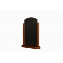 Porte-menu de table cadre bois arrondi coloris wenge