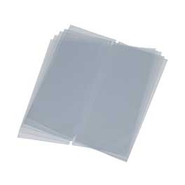 Set de 10 doubles inserts transparents 15,5 x 30 cm