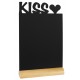 Ardoise noire - Silhouette de table KISS