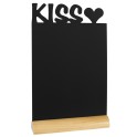 Ardoise noire - Silhouette de table KISS