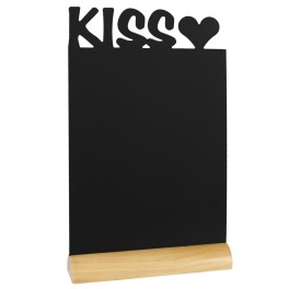 Ardoise noire - Silhouette de table KISS