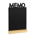 Ardoise noire - Silhouette de table MEMO
