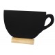 Ardoise noire - Silhouette de table TASSE