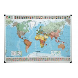 Carte du monde - Magnétique