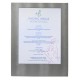 Carte Menu LED Coloris argent